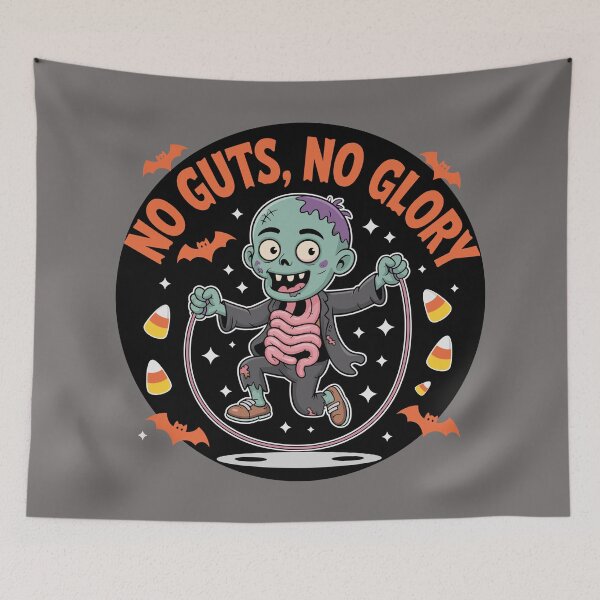 Item preview, The Ghoulish Gains: A funny Halloween design that's all about strength and spooky fun. For the Halloween Festive Season designed and sold by Grang Art Artistic Designs.