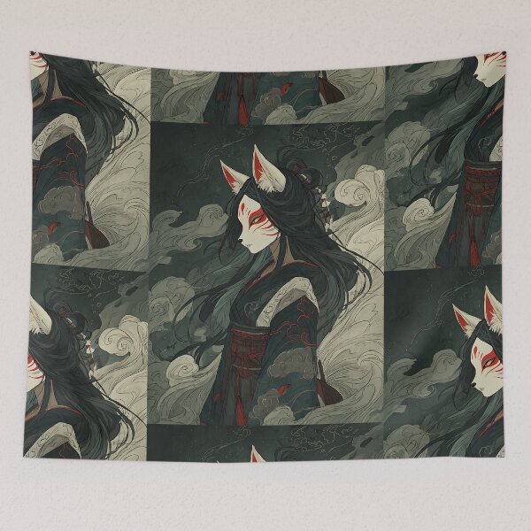 Item preview, Mystical Fox Spirit Girl designed and sold by bapupa.