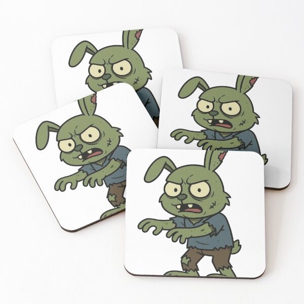 Item preview, Zombie Rabbit with Torn Clothes – Creepy Halloween Animal designed and sold by Confuzz1ed.