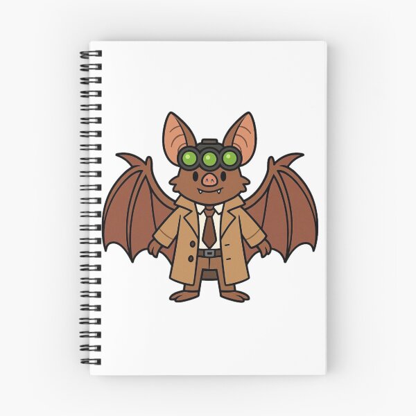 Item preview, Bat Detective with Night-Vision Goggles – Mysterious Animal Sleuth designed and sold by Confuzz1ed.