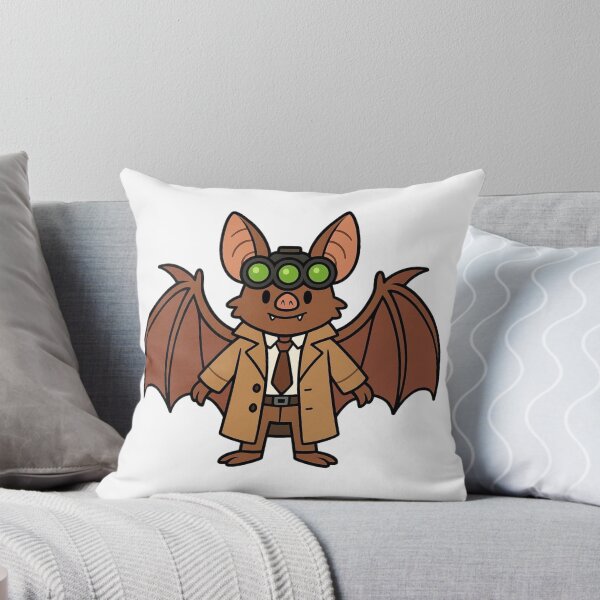 Item preview, Bat Detective with Night-Vision Goggles – Mysterious Animal Sleuth designed and sold by Confuzz1ed.