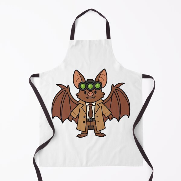 Item preview, Bat Detective with Night-Vision Goggles – Mysterious Animal Sleuth designed and sold by Confuzz1ed.