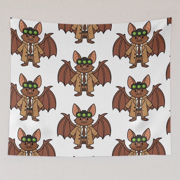 Item preview, Bat Detective with Night-Vision Goggles – Mysterious Animal Sleuth designed and sold by Confuzz1ed.