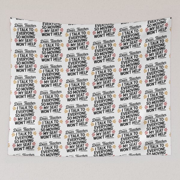 Item preview, Dear Teacher I Talk To Everyone designed and sold by graphic-genie.