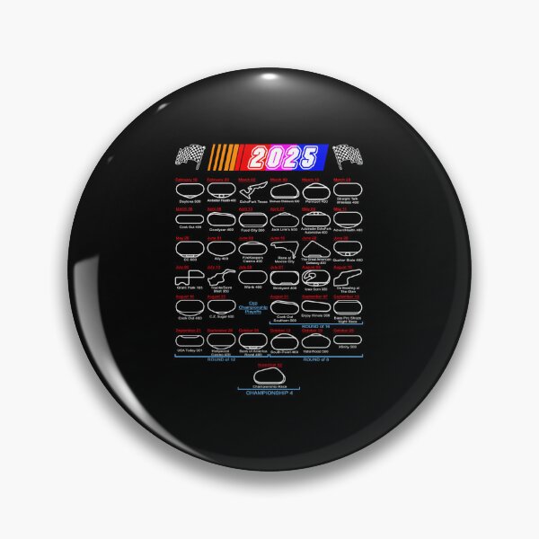 Item preview, Schedule Nascar Cup Series 2025 designed and sold by CHAMBERSBROWN.