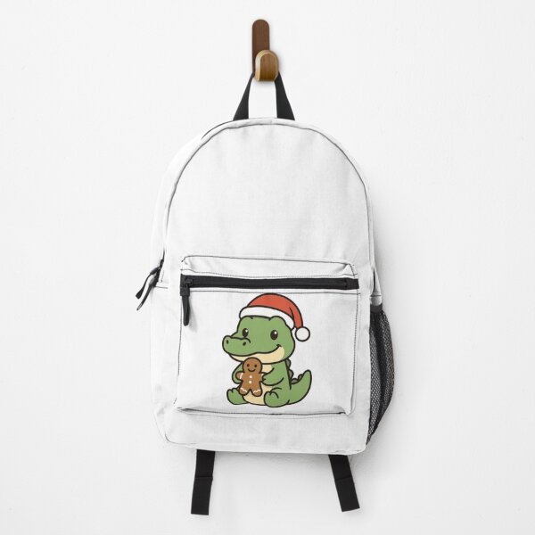 Item preview, Crocodile with Gingerbread Cookie – Cute Christmas Design designed and sold by Confuzz1ed.