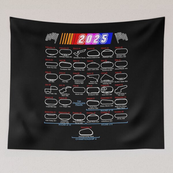 Item preview, Schedule Nascar Cup Series 2025 designed and sold by CHAMBERSBROWN.