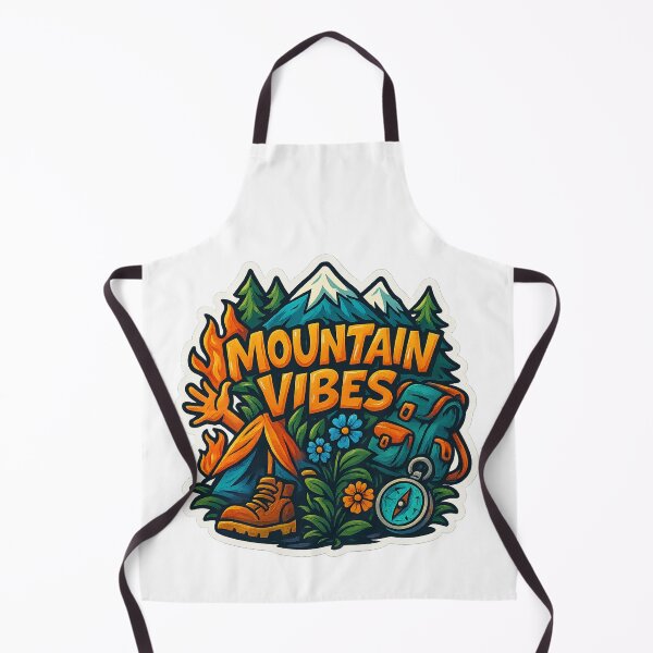 Item preview, Mountain Vibes – Cartoon Adventure Illustration designed and sold by HT-Creative.