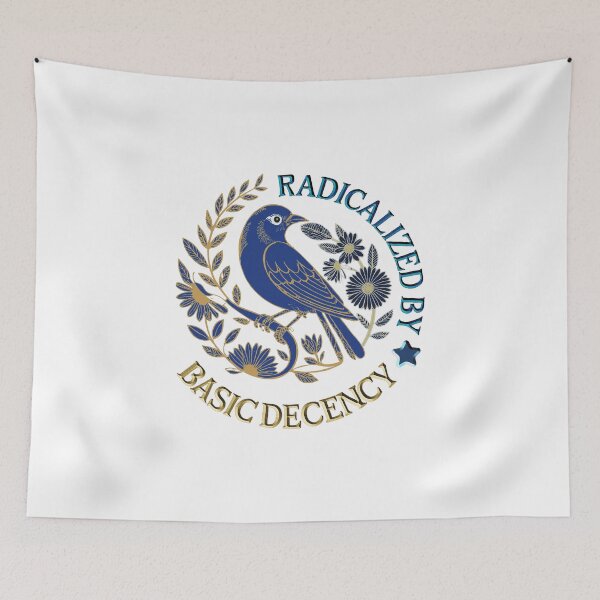 Item preview, Funny Floral Radicalized by Basic Decency Feminist Activist  designed and sold by gear-posters.