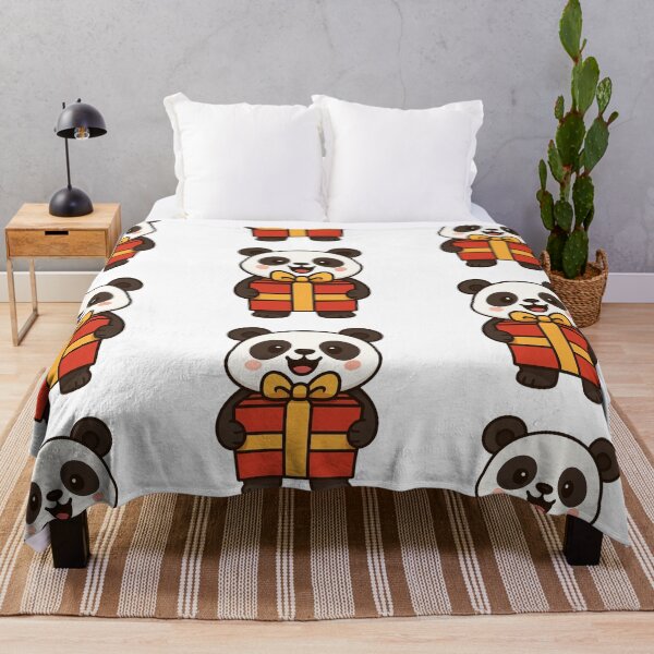 Item preview, Panda Holding Christmas Present – Cute Holiday Design designed and sold by Confuzz1ed.