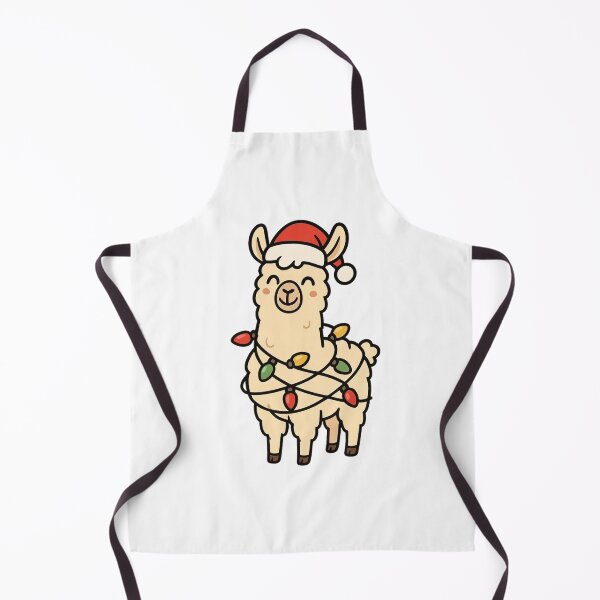 Item preview, Llama Tangled in Christmas Lights – Funny Festive Animal designed and sold by Confuzz1ed.