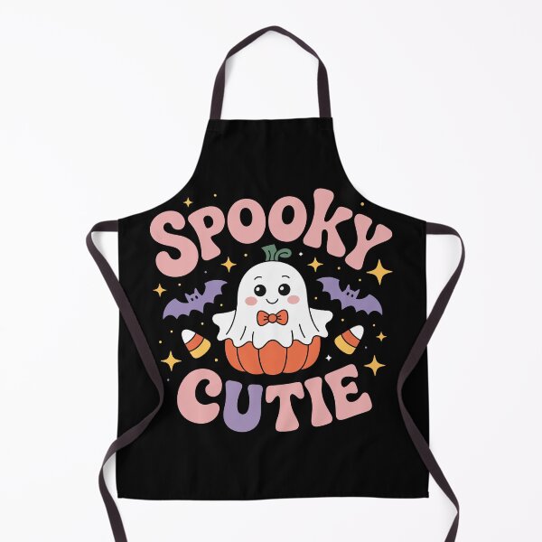 Aperçu de l'œuvre Le plus doux des fantômes : un motif d'Halloween mignon et ludique avec un bébé fantôme en nœud papillon et costume de citrouille. Pour les fêtes d'Halloween. créée et vendue par Grang Art Artistic Designs.