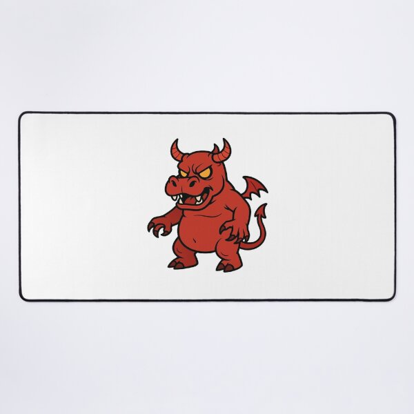 Item preview, Demon Hippo with Horns – Scary Halloween Creature designed and sold by Confuzz1ed.