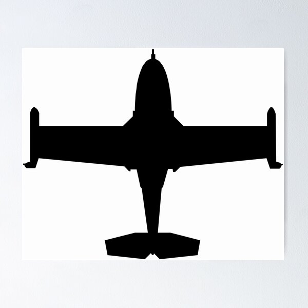 Item preview, Aircraft - A-37-Trainer - Top - Silhouette X 300 designed and sold by Military Insignia Products.