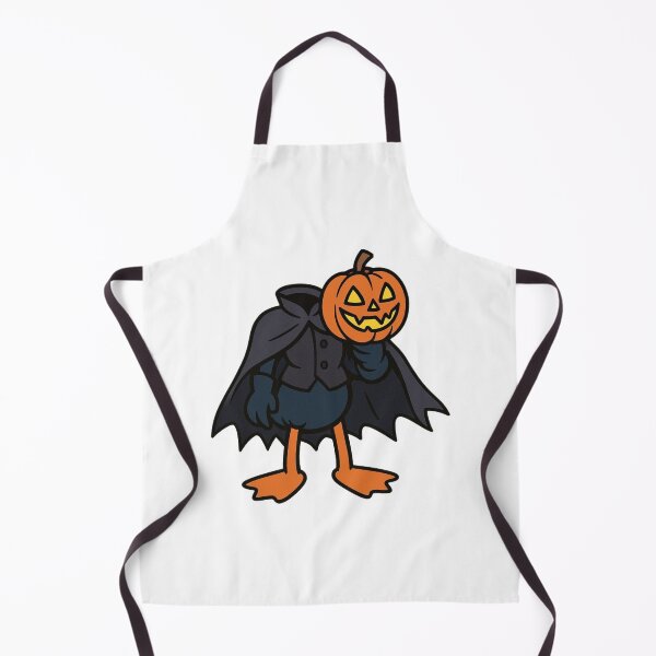 Aperçu de l'œuvre Canard sans tête avec tête de citrouille – Motif effrayant pour Halloween créée et vendue par Confuzz1ed.