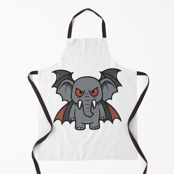 Item preview, Vampire Elephant with Bat Wings – Scary Halloween Animal designed and sold by Confuzz1ed.
