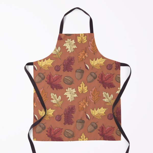 Item preview, Seasonal Autumn Pattern with Acorns and Golden Leaves designed and sold by SplashTastic.