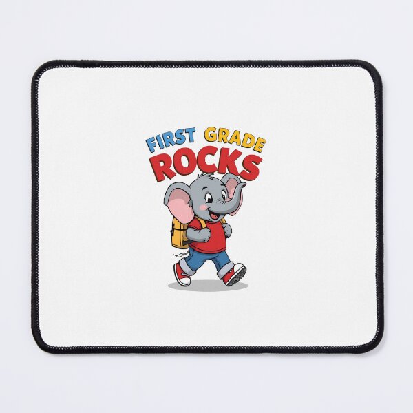 Item preview, First Grade Rocks Gift – Cute Elephant Design designed and sold by Med81.