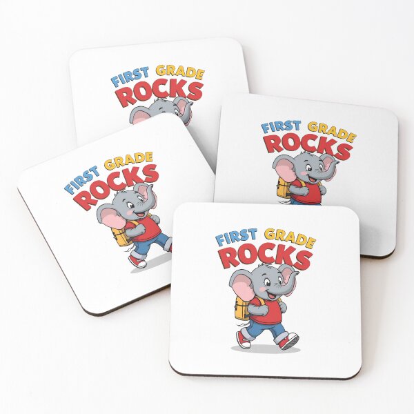 Item preview, First Grade Rocks Gift – Cute Elephant Design designed and sold by Med81.