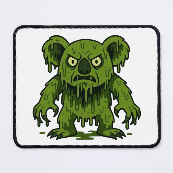 Item preview, Swamp Monster Koala – Creepy Halloween Creature designed and sold by Confuzz1ed.