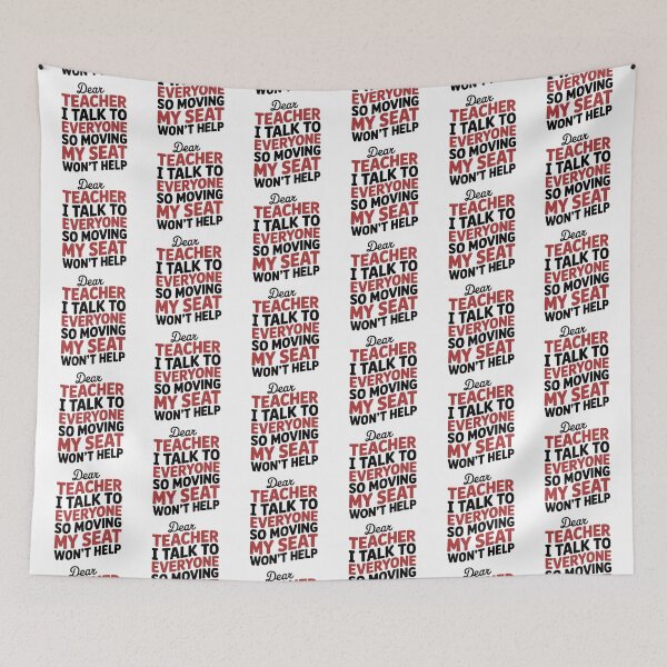 Item preview, Dear Teacher I Talk To Everyone designed and sold by graphic-genie.