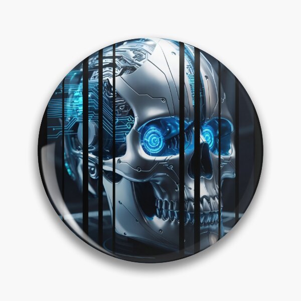 Item preview, Cybernetic skull with data streams 5 designed and sold by Neon G.