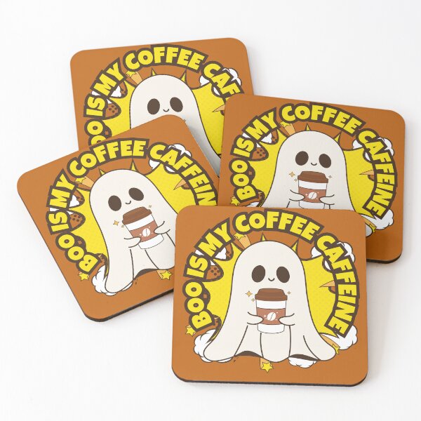 Item preview, Boo is My Coffee Caffeine – Funny Ghost Halloween Design designed and sold by Moon's Arts.