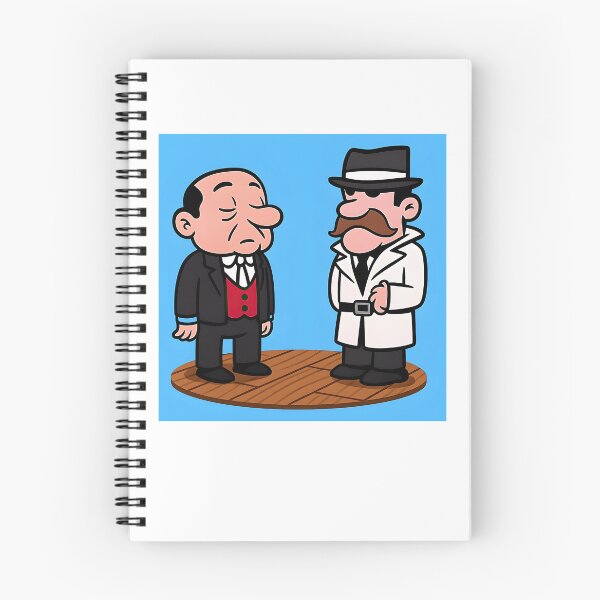 Item preview, The Detective Game €“ Retro Commodore 64 Mystery Artwork (Inspector Bonaparte & Jeeves) designed and sold by ShopPointLessM.