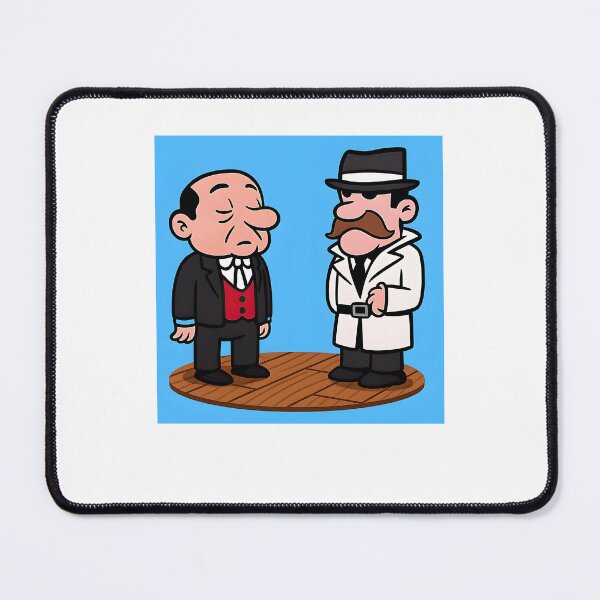 Item preview, The Detective Game Â€“ Retro Commodore 64 Mystery Artwork (Inspector Bonaparte & Jeeves) designed and sold by ShopPointLessM.