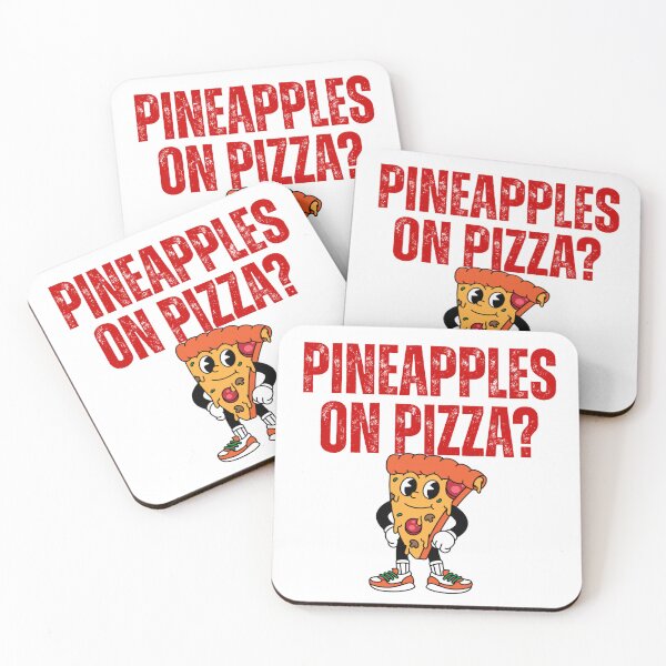 Item preview, Funny Pineapples on Pizza Debate | Cute Pizza Slice Graphic for Food Lovers designed and sold by boldstuffshop.