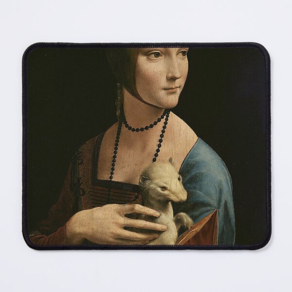 Item preview, Lady with an Ermine – Leonardo da Vinci (c. 1489–1490) designed and sold by Art Outlaws.