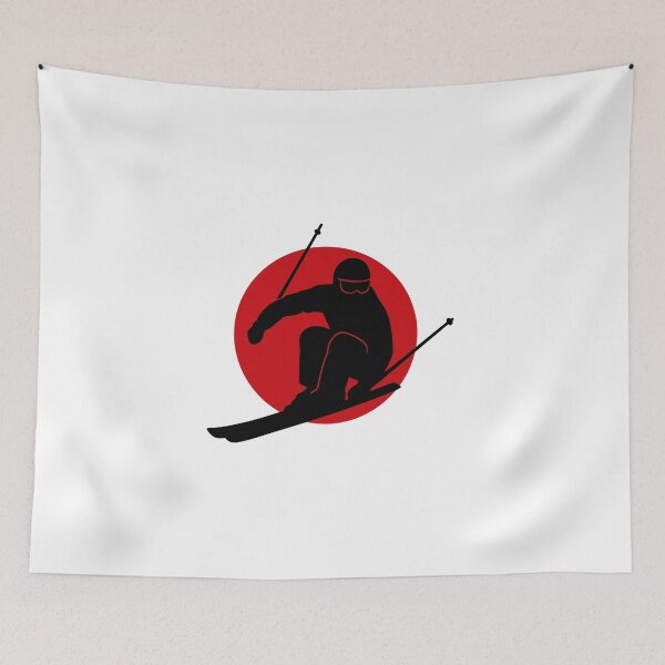 Item preview, skier designed and sold by tidelinearchive.