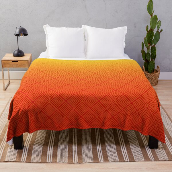 Item preview, Geometric Gradient Pattern – Yellow to Red Diamond Design designed and sold by Apurva Joshi.