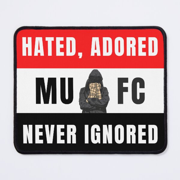 Item preview, Manchester hated, adored never ignored designed and sold by MagicFootball.