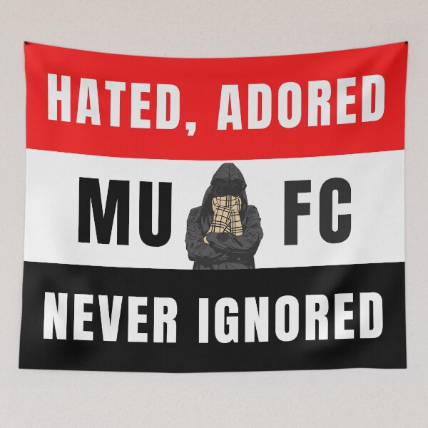 Item preview, Manchester hated, adored never ignored  designed and sold by MagicFootball.