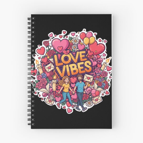 Item preview, Love Vibes – Colorful Cartoon Romantic Design designed and sold by HT-Creative.