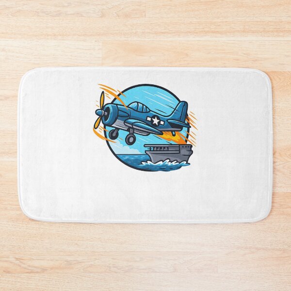 Item preview, Wings Of Fury Â€“ Retro Airplane & Aircraft Carrier Game Artwork designed and sold by ShopPointLessM.
