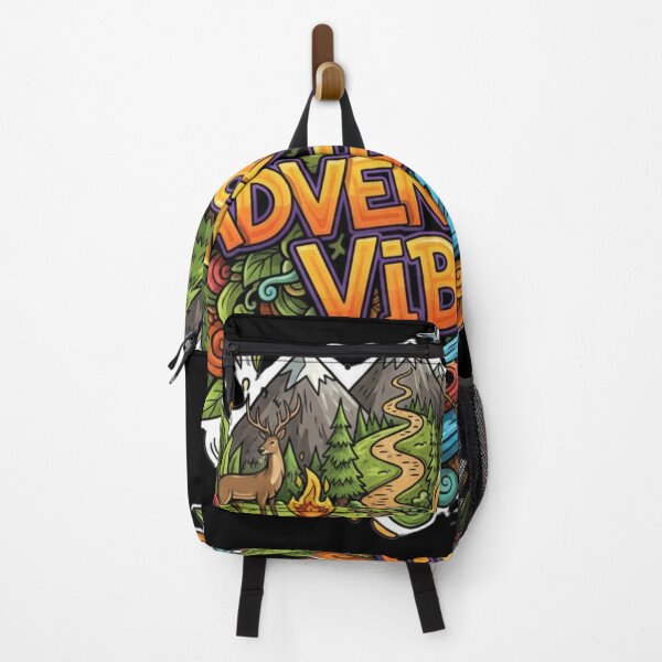 Item preview, Adventure Vibes – Colorful Cartoon Outdoor Design designed and sold by HT-Creative.