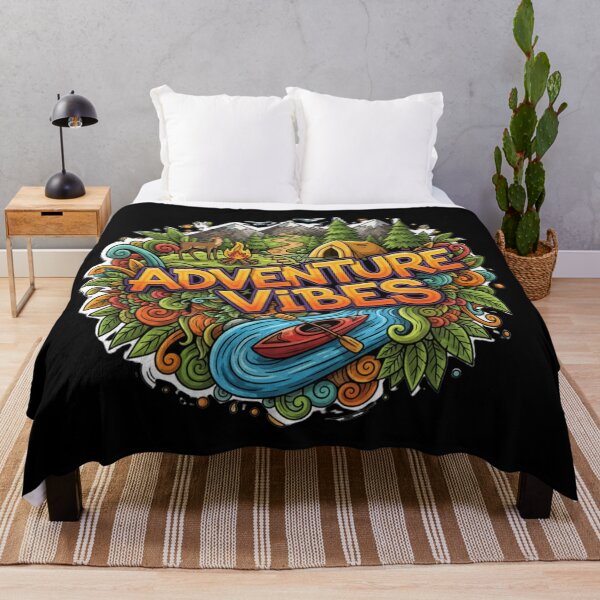 Item preview, Adventure Vibes – Colorful Cartoon Outdoor Design designed and sold by HT-Creative.