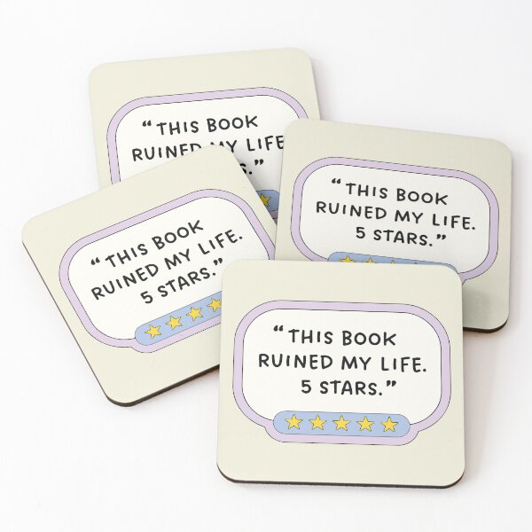 Item preview, This Book Ruined My Life 5 Stars designed and sold by BrownHorse90s.