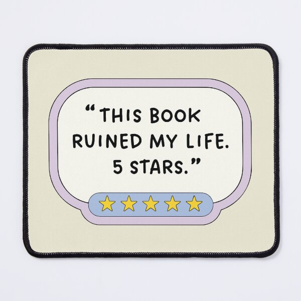 Item preview, This Book Ruined My Life 5 Stars designed and sold by BrownHorse90s.