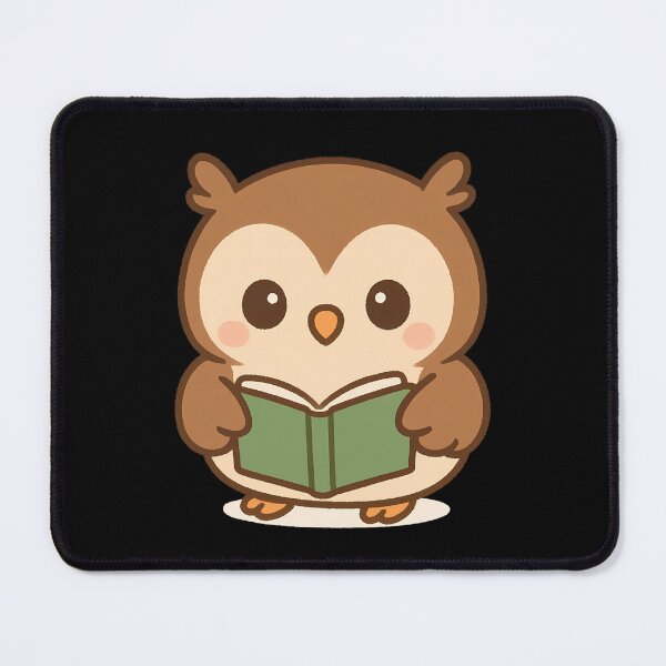 Item preview, Cute Owl Reading Book | Kawaii Owl for Book Lovers designed and sold by stylishdzign.