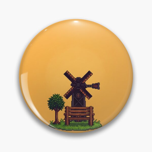 Item preview, Stardew Valley "Windmill" Pixel Art Farm Life designed and sold by TorqueAndTone.