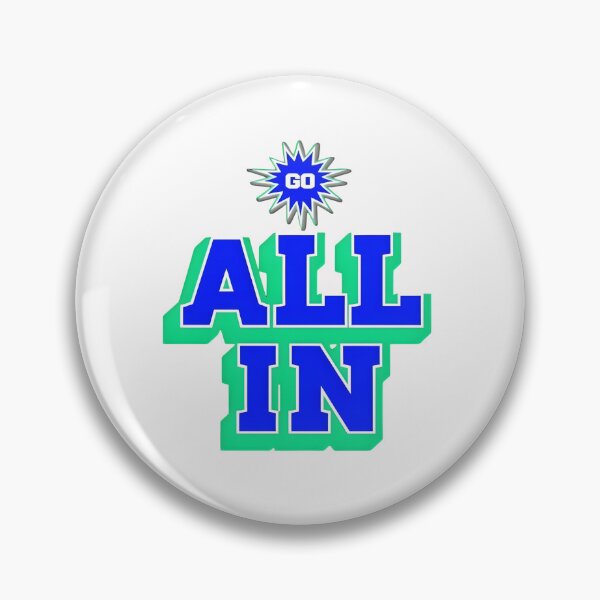Item preview, VINTAGE SPORTS TYPOGRAPHY - GO ALL IN designed and sold by KISHNAY-FASHION.