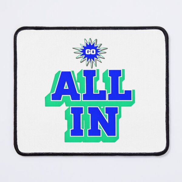 Item preview, VINTAGE SPORTS TYPOGRAPHY - GO ALL IN designed and sold by KISHNAY-FASHION.