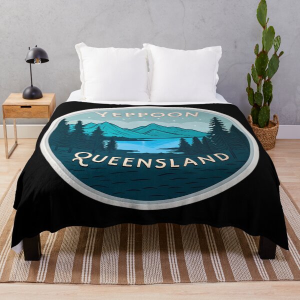 Item preview, Yeppoon Queensland Travel – Mountain Landscape, Pine Trees & Souvenir Design designed and sold by VividOrganica.