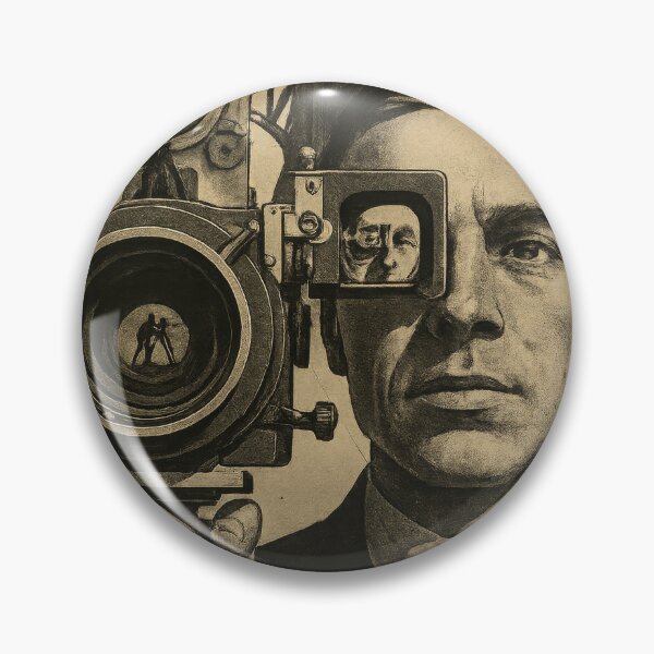 Artikelvorschau, Mann mit einer Filmkamera – Vintage sowjetisches Filmplakat entworfen und verkauft von CineVault.