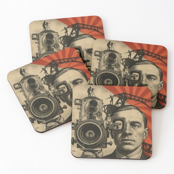Item preview, Man With a Movie Camera – Vintage Soviet Film Poster designed and sold by CineVault.