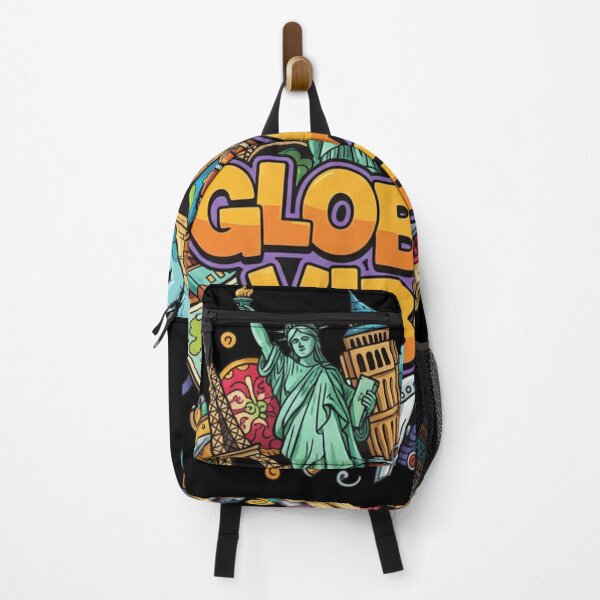 Item preview, Global Vibes – Colorful Cartoon World Travel Design designed and sold by HT-Creative.