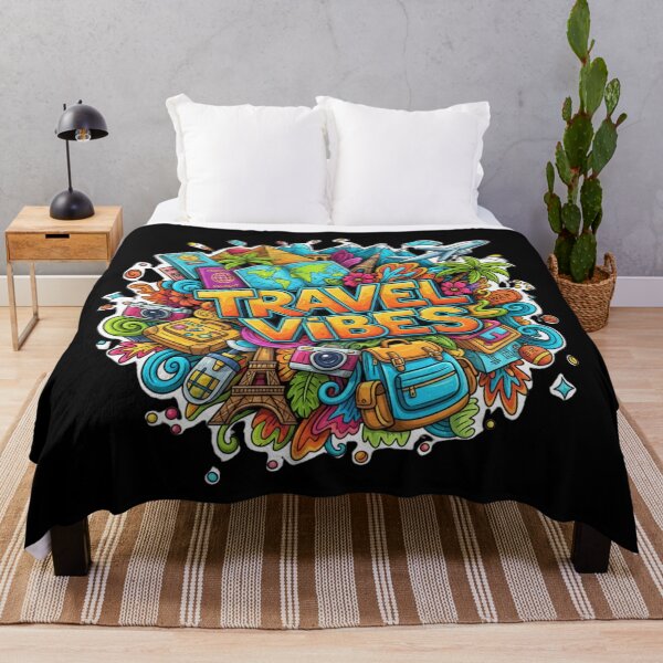 Item preview, Travel Vibes – Cartoon Travel Design designed and sold by HT-Creative.